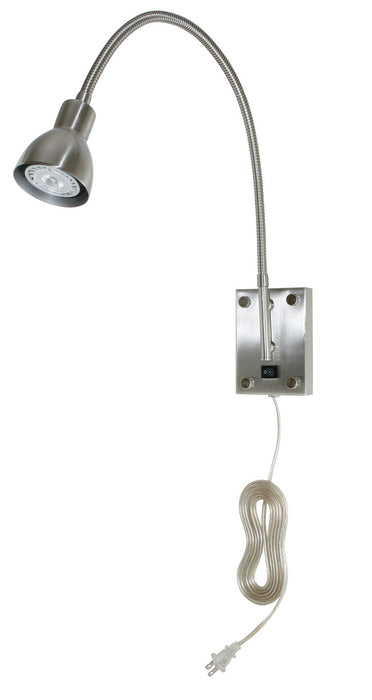 Cal Lighting BO-119-BS LED Wall Lamp, Brushed Steel