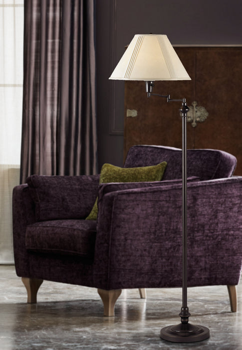 Cal Lighting BO-314-DB One Light Floor Lamp, Dark Bronze