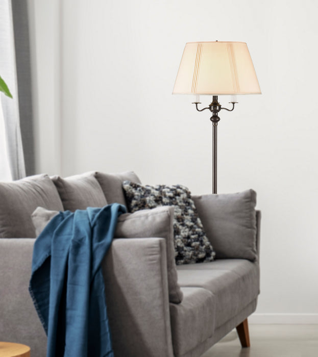 Cal Lighting BO-315-DB Four Light Floor Lamp, Dark Bronze