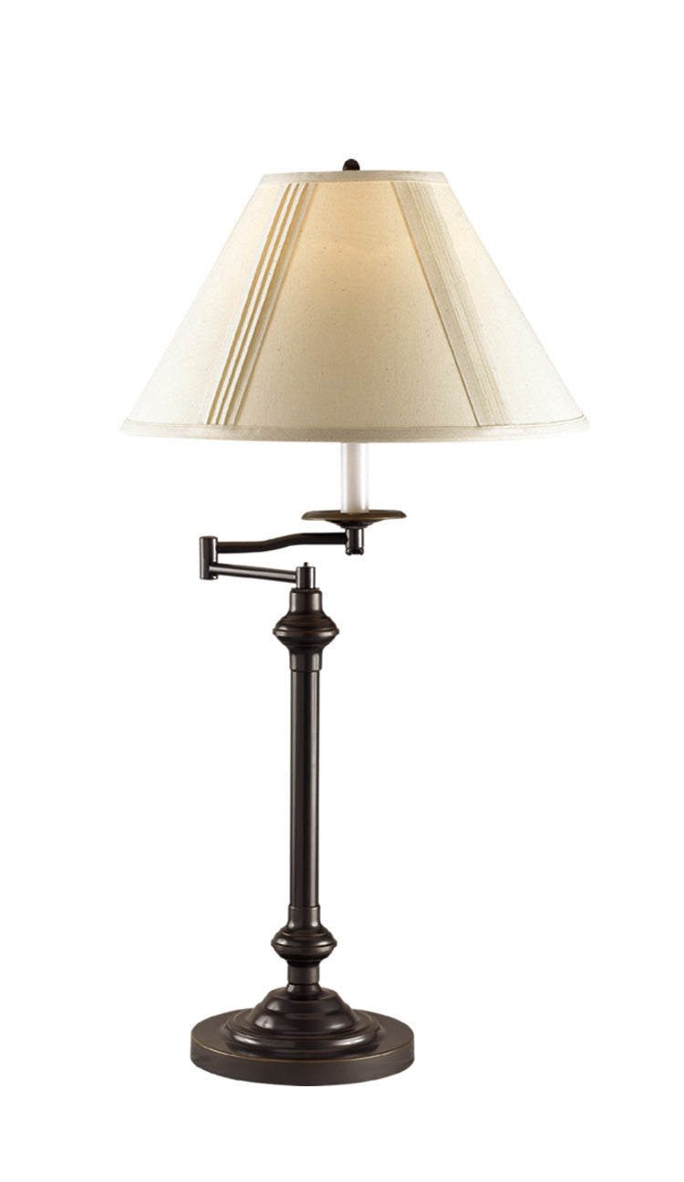 Cal Lighting BO-342-DB One Light Table Lamp, Dark Bronze