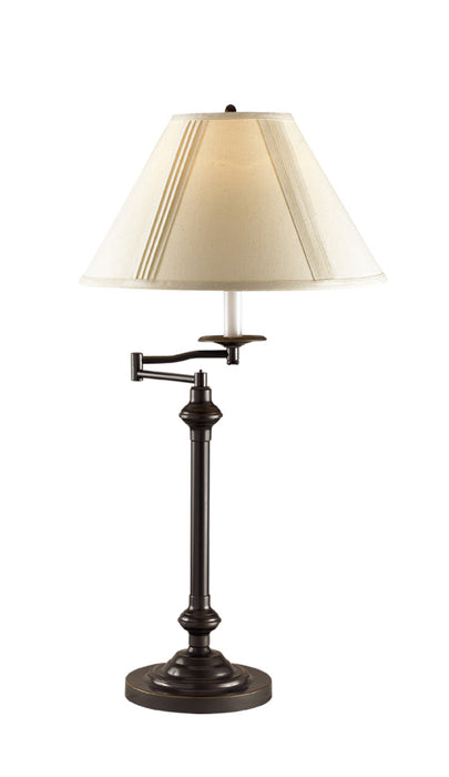Cal Lighting BO-342-DB One Light Table Lamp, Dark Bronze