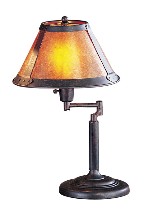 Cal Lighting BO-462 One Light Desk Lamp, Rust