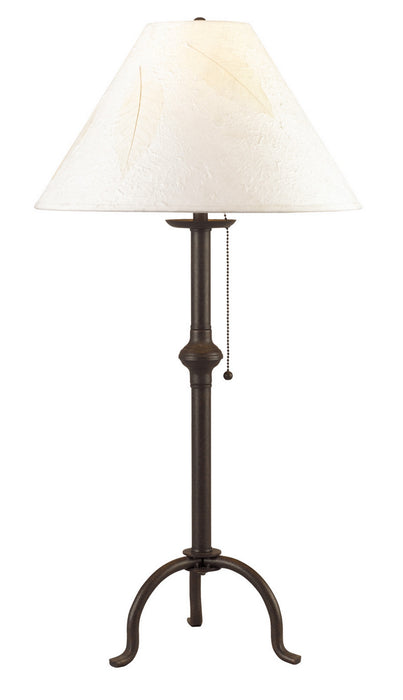 Cal Lighting BO-903TB One Light Table Lamp, Black