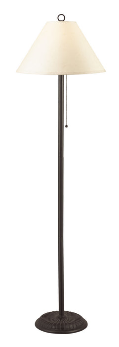 Cal Lighting BO-904FL-OW One Light Floor Lamp, Black/Rust