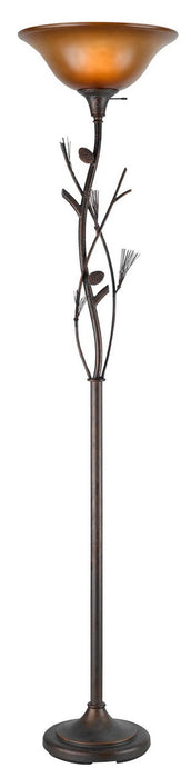 Cal Lighting BO-961TR One Light Torchiere, Rust