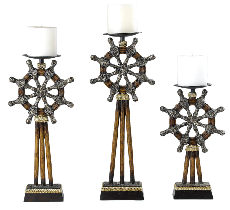 Cal Lighting TA-941/3C Candle Holder, Bistre