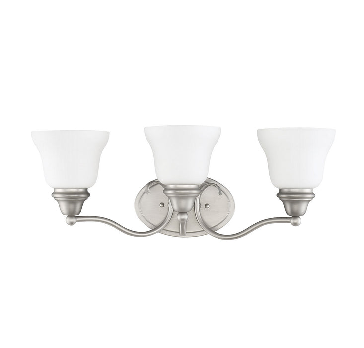 Savoy House 8-6837-3-69 Three Light Bath Bar, Pewter