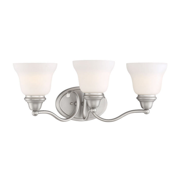 Savoy House 8-6837-3-69 Three Light Bath Bar, Pewter