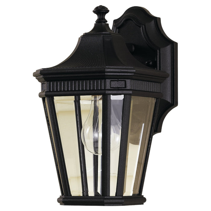 Generation Lighting OL5400BK One Light Outdoor Wall Lantern, Black