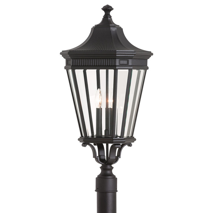 Generation Lighting OL5408BK Three Light Outdoor Fixture, Black