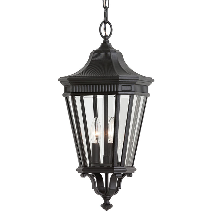 Generation Lighting OL5411BK Three Light Outdoor Fixture, Black