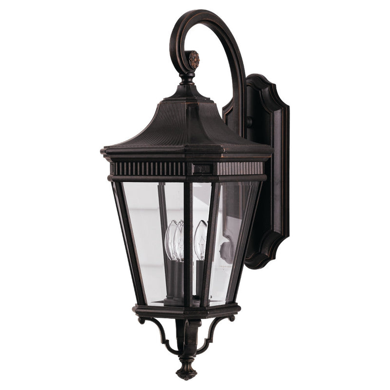 Generation Lighting OL5402GBZ Three Light Outdoor Fixture, Grecian Bronze