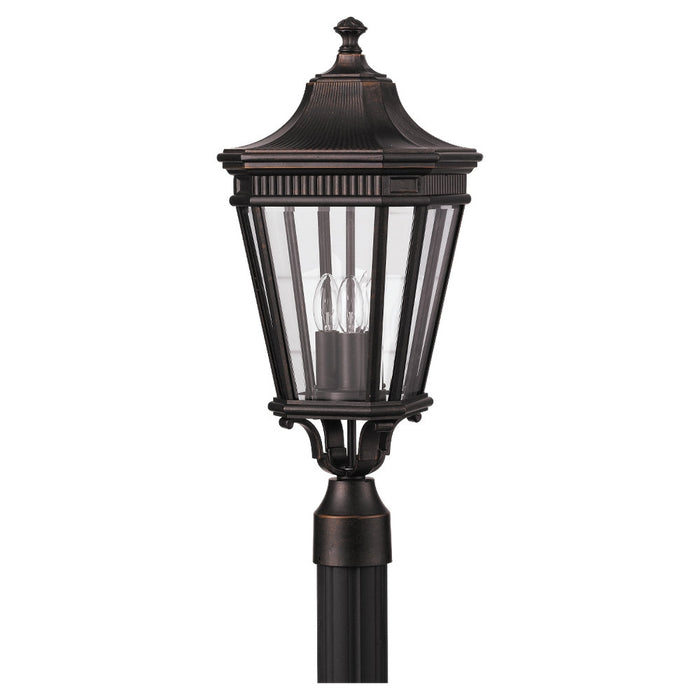 Generation Lighting OL5407GBZ Three Light Outdoor Fixture, Grecian Bronze