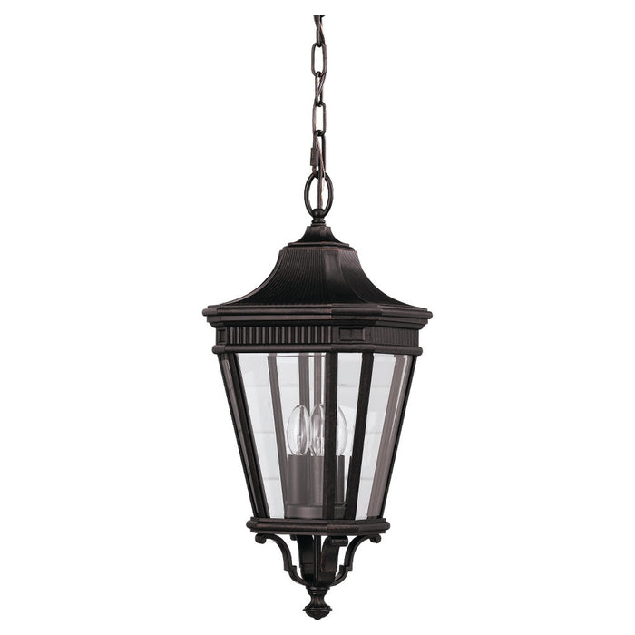 Generation Lighting OL5411GBZ Three Light Outdoor Fixture, Grecian Bronze