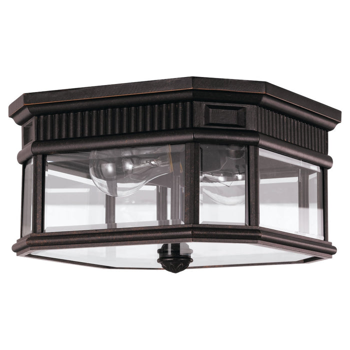 Generation Lighting OL5413GBZ Two Light Outdoor Fixture, Grecian Bronze