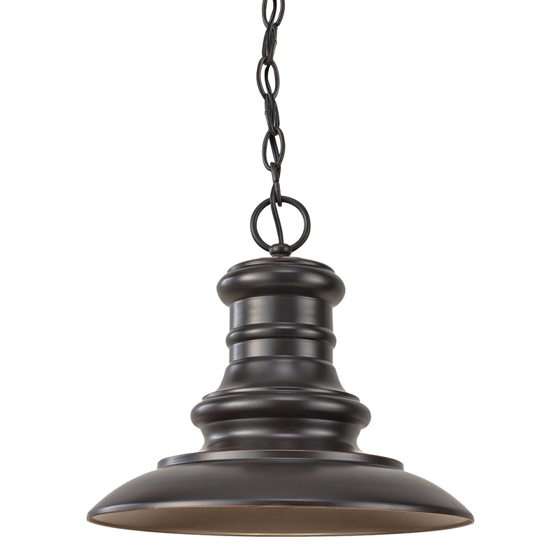 Generation Lighting OL8904RSZ One Light Outdoor Pendant, Restoration Bronze