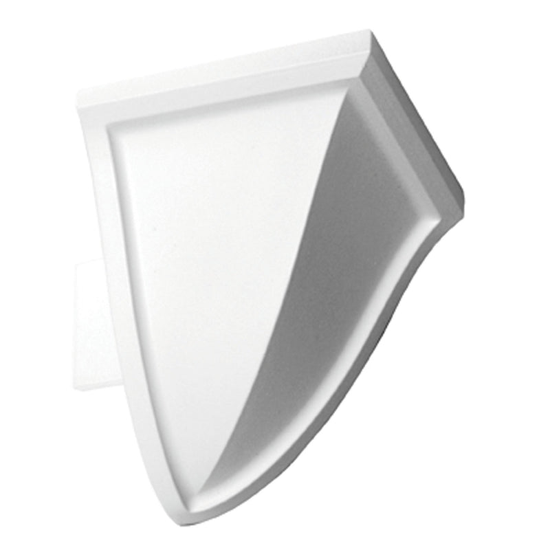 Focal Point 21605 5 7/8 Quick Clips System B Outside Corner Block, White