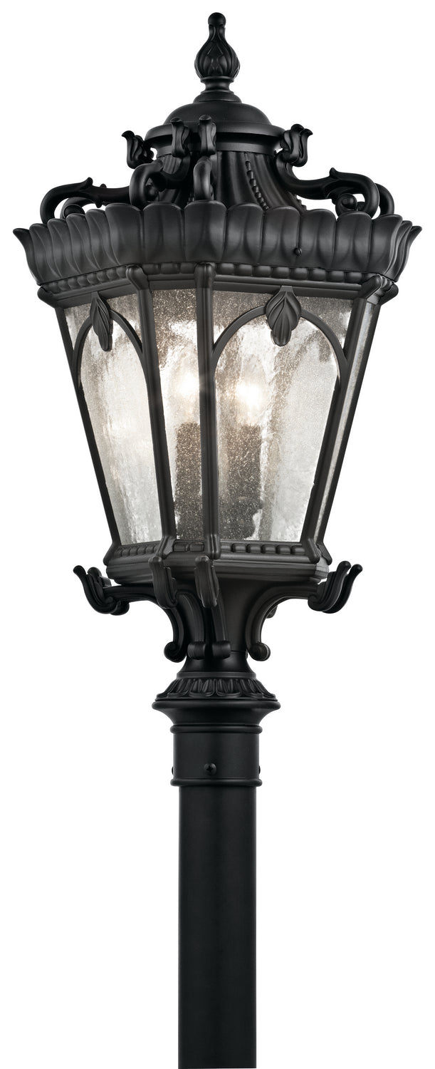 Kichler 9559BKT Four Light Outdoor Post Mount, Textured Black