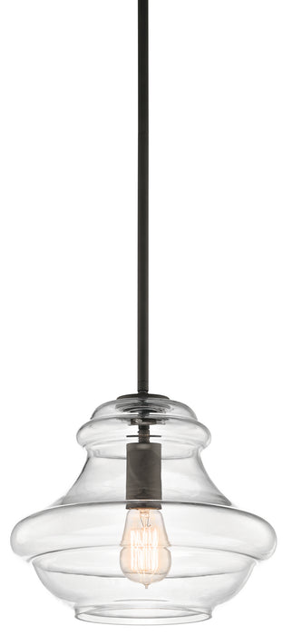 Kichler 42044OZ One Light Pendant, Olde Bronze