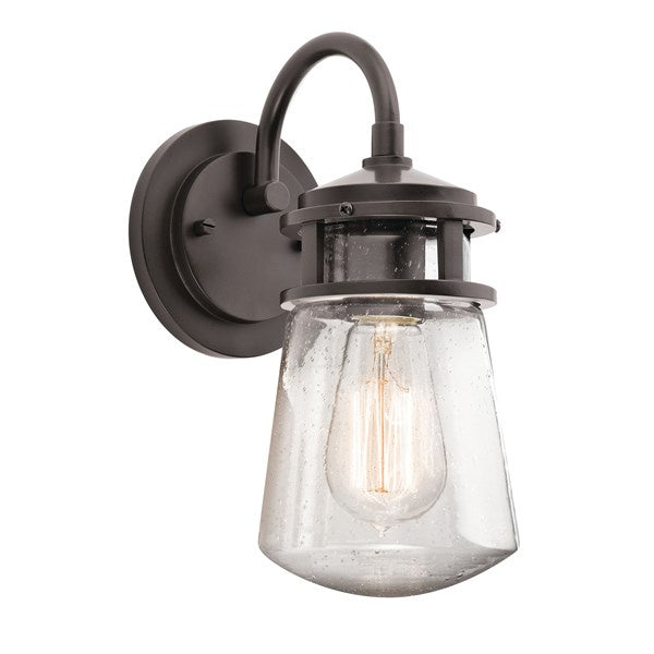 Kichler 49444AZ One Light Outdoor Wall Mount, Architectural Bronze