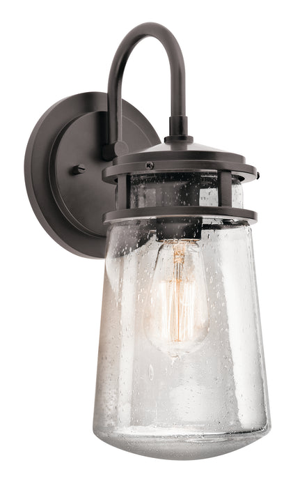 Kichler 49445AZ One Light Outdoor Wall Mount, Architectural Bronze