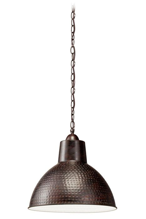 Kichler 78200 One Light Pendant, Bronze