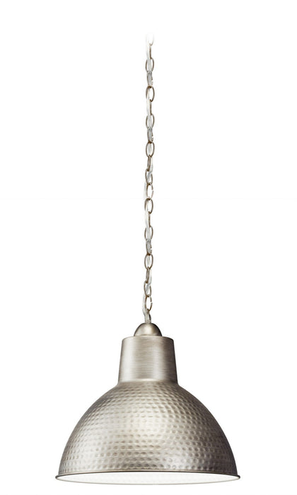 Kichler 78200AP One Light Pendant, Antique Pewter