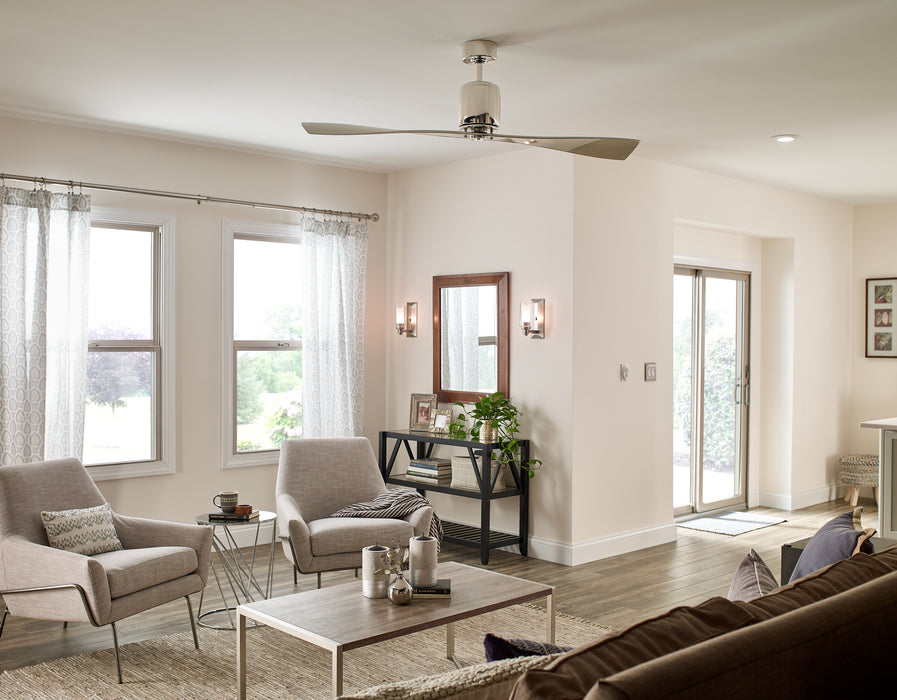 Kichler 300160PN 60" Ceiling Fan, Polished Nickel