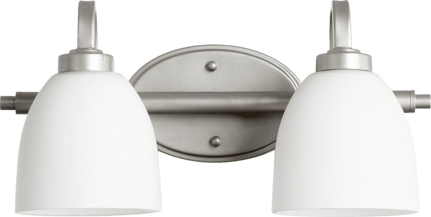 Quorum 5060-2-64 Two Light Vanity, Classic Nickel