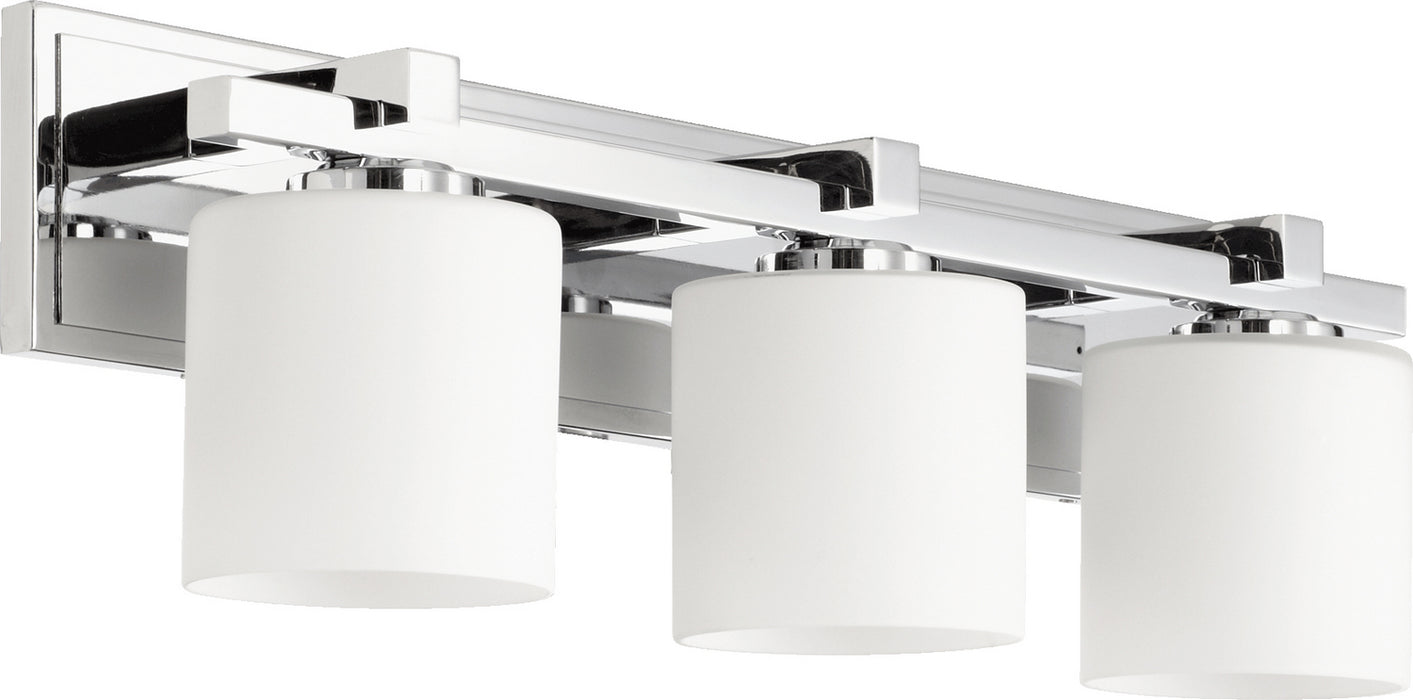 Quorum 5369-3-14 Three Light Vanity, Chrome