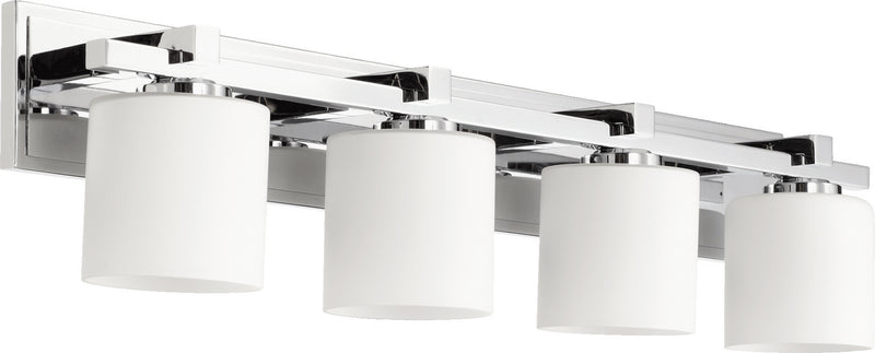 Quorum 5369-4-14 Four Light Vanity, Chrome