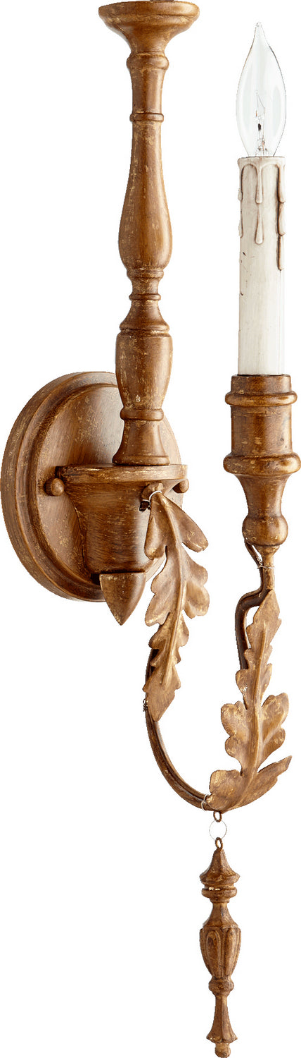 Quorum 5406-1-94 One Light Wall Mount, French Umber