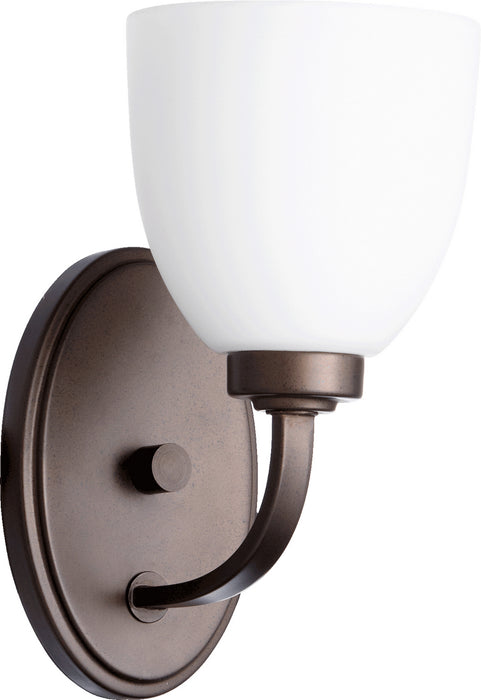 Quorum 5560-1-86 One Light Wall Mount, Oiled Bronze