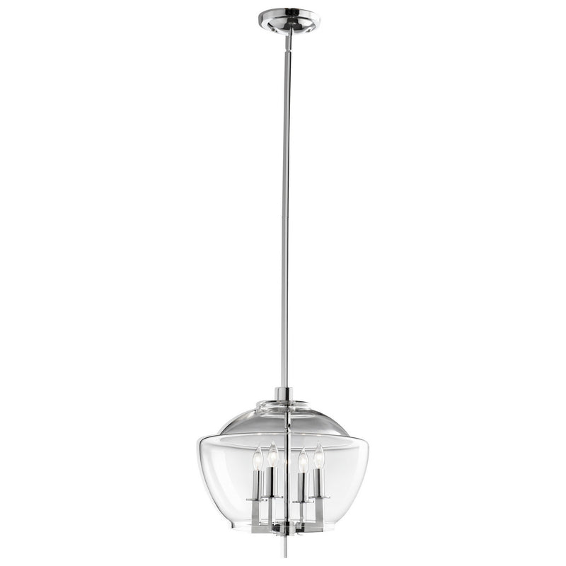 Cyan 05721 Four Light Pendant, Chrome
