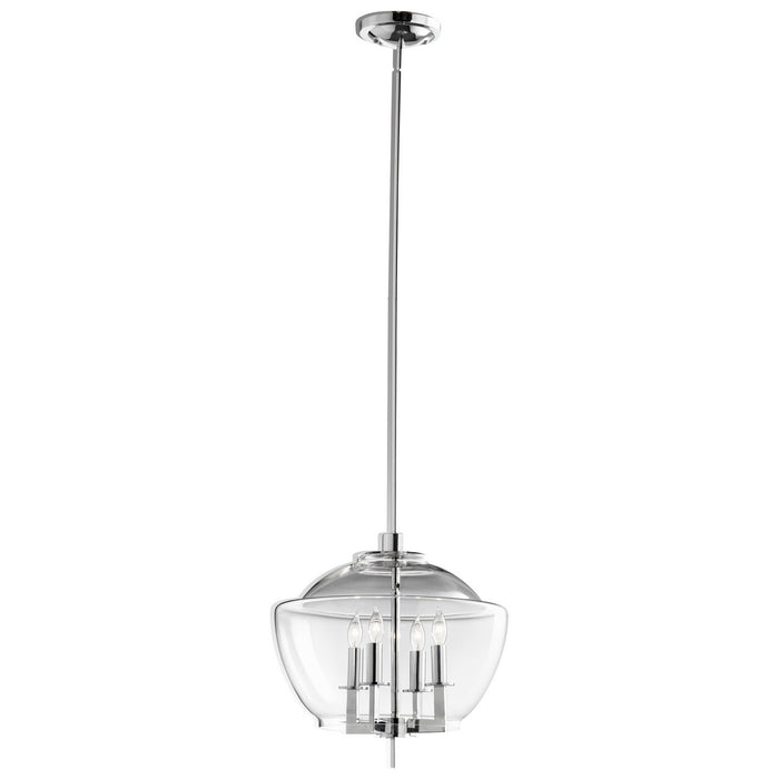 Cyan 05721 Four Light Pendant, Chrome