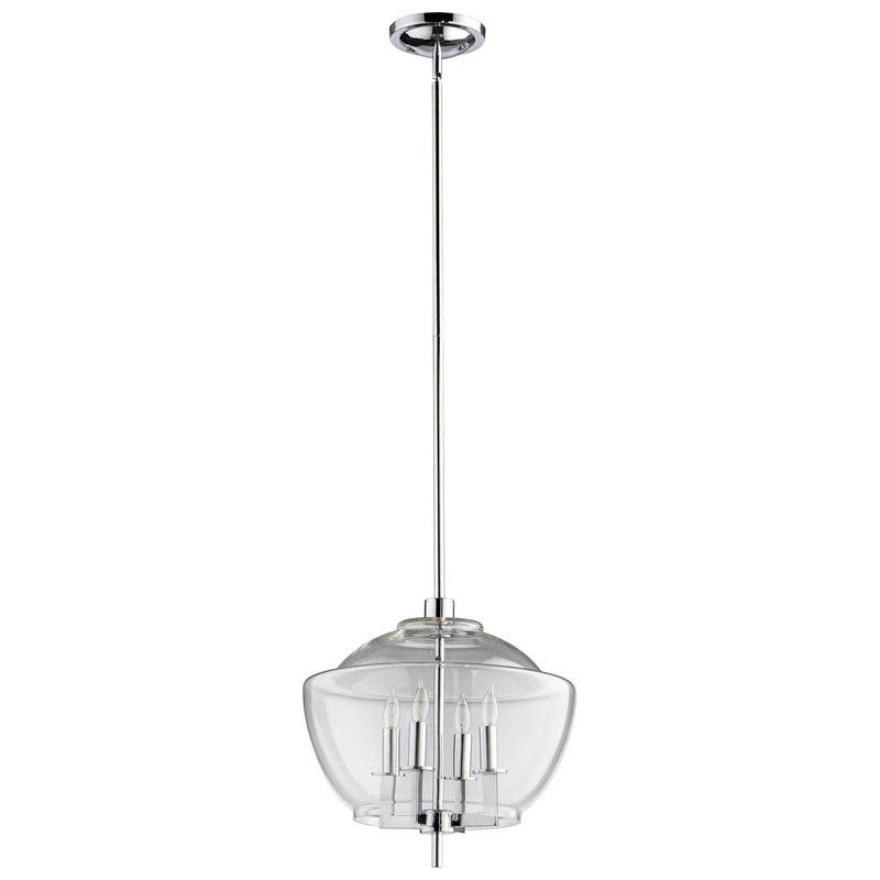 Cyan 05721 Four Light Pendant, Chrome