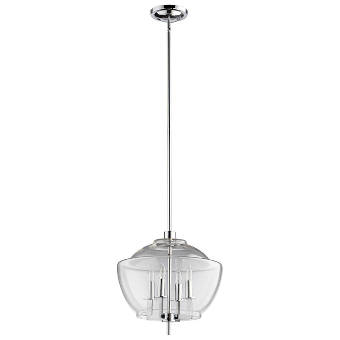 Cyan 05721 Four Light Pendant, Chrome