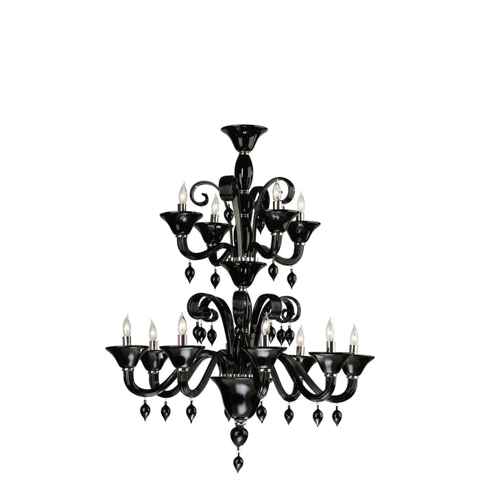 Cyan 6494-12-14 12 Light Chandelier, Chrome