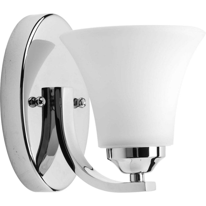 Progress Lighting P2008-15 One Light Bath Bracket, Polished Chrome