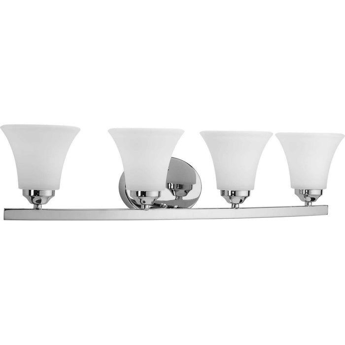 Progress Lighting P2011-15 Four Light Bath Bracket, Polished Chrome