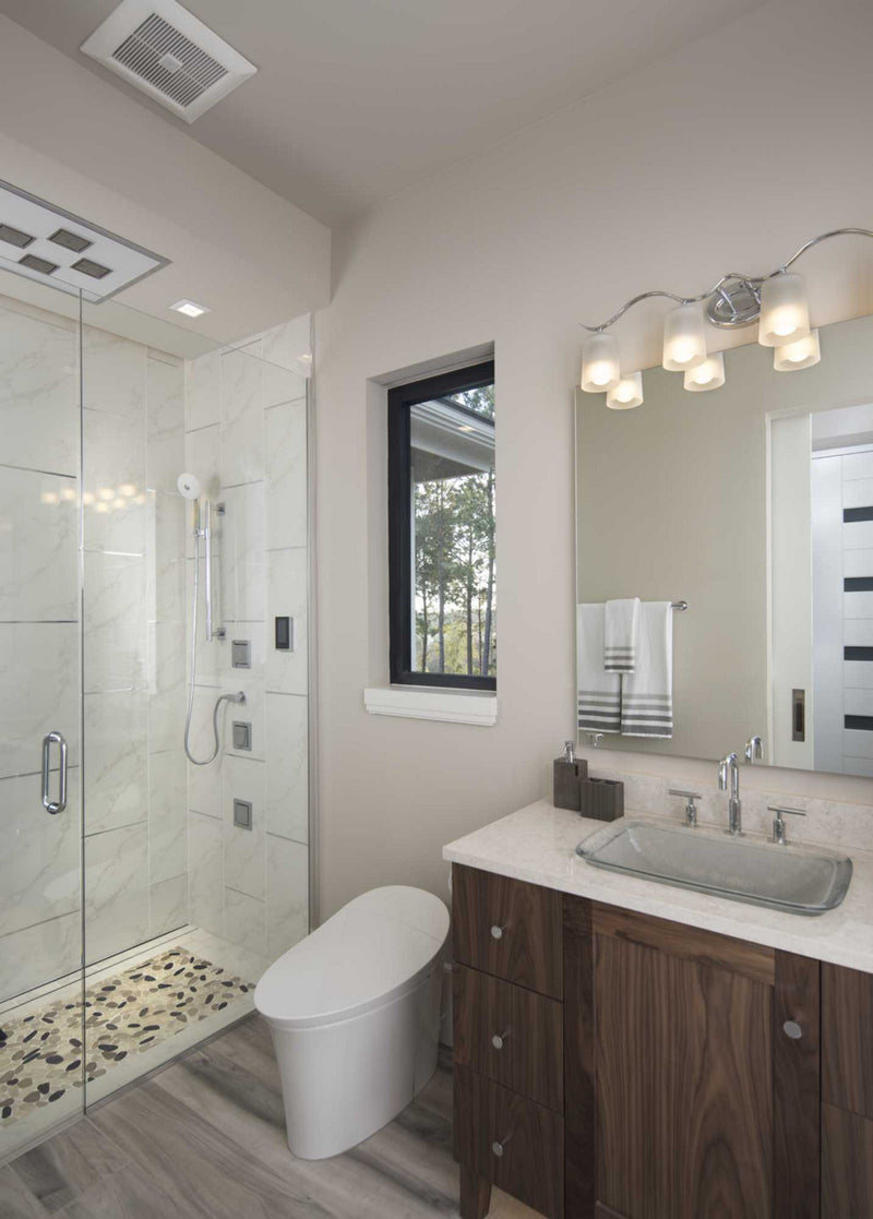 Progress Lighting P2021-15 Four Light Bath, Polished Chrome