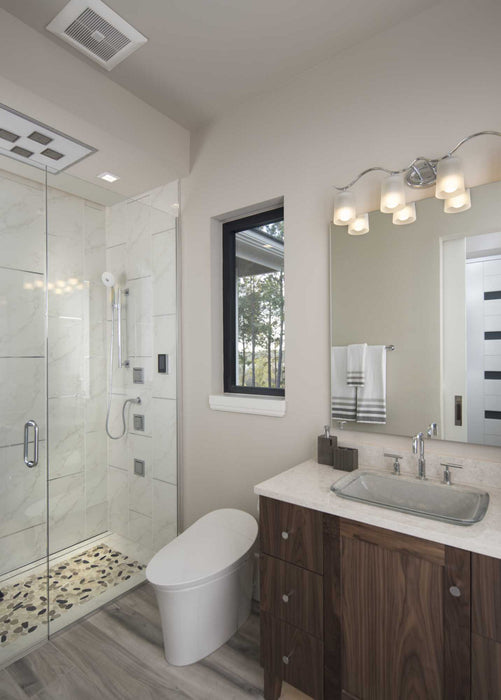 Progress Lighting P2021-15 Four Light Bath, Polished Chrome