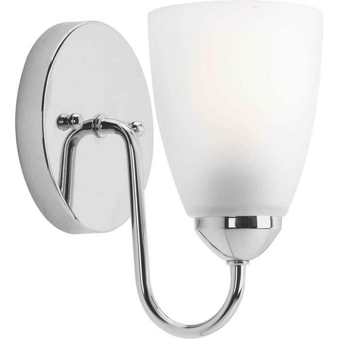 Progress Lighting P2706-15 One Light Bath, Polished Chrome