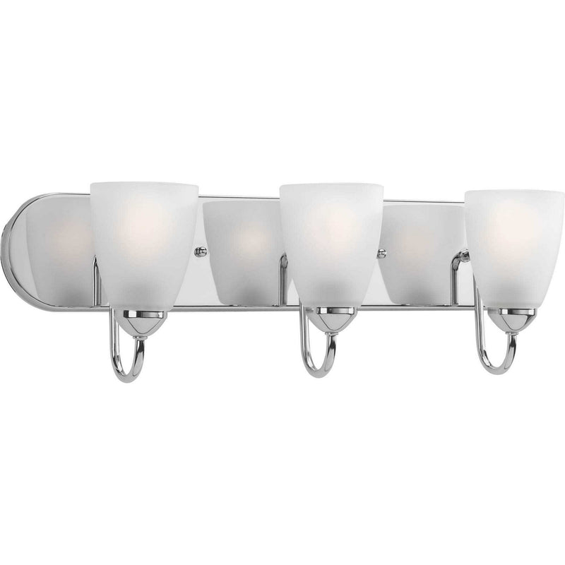 Progress Lighting P2708-15 Three Light Bath, Polished Chrome