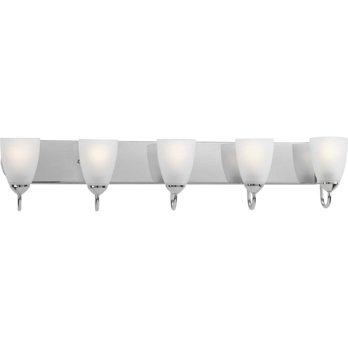 Progress Lighting P2713-15 Five Light Bath, Polished Chrome