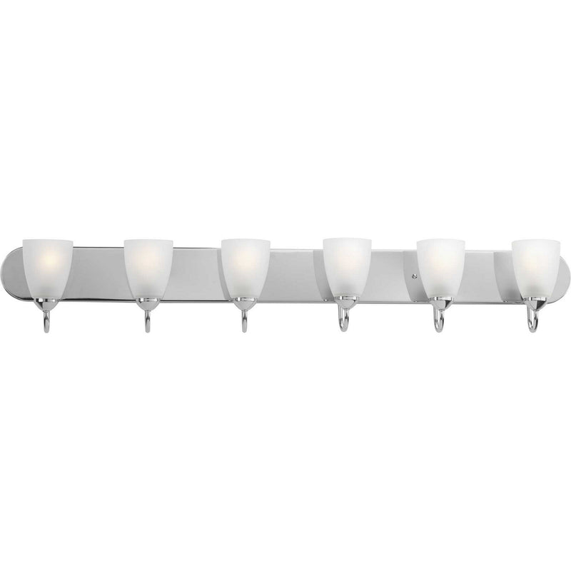 Progress Lighting P2714-15 Six Light Bath, Polished Chrome