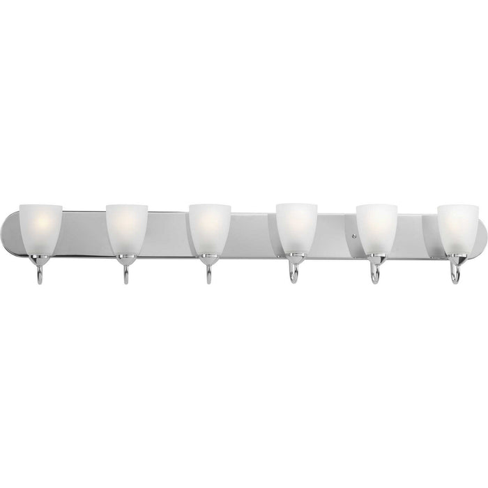 Progress Lighting P2714-15 Six Light Bath, Polished Chrome