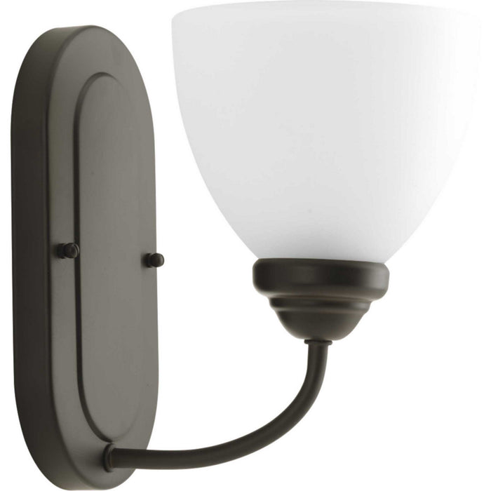 Progress Lighting P2913-20 One Light Bath Bracket, Antique Bronze