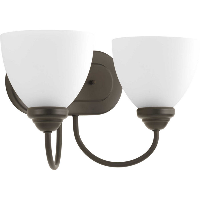 Progress Lighting P2915-20 Two Light Bath Bracket, Antique Bronze