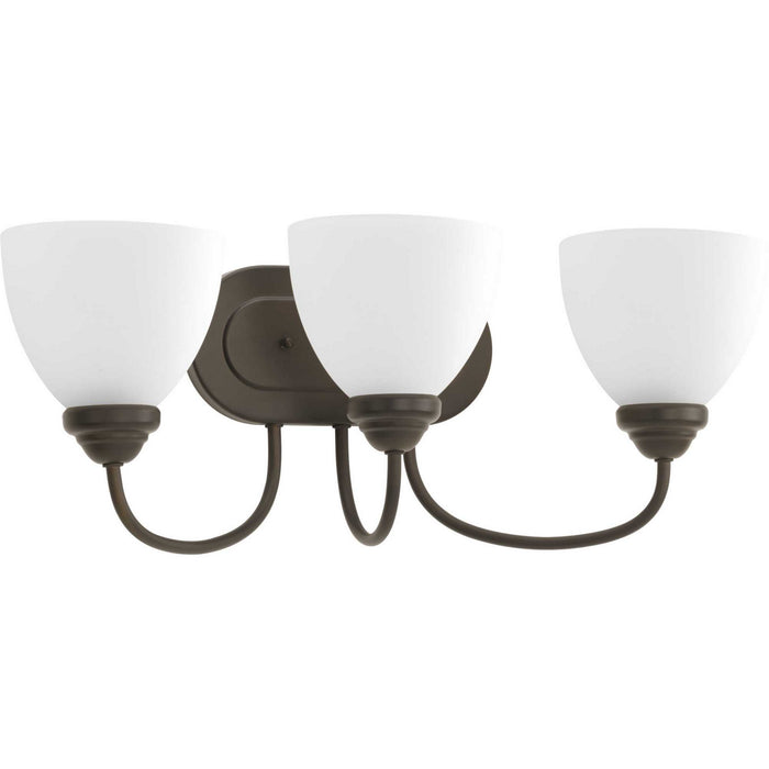 Progress Lighting P2919-20 Three Light Bath Bracket, Antique Bronze
